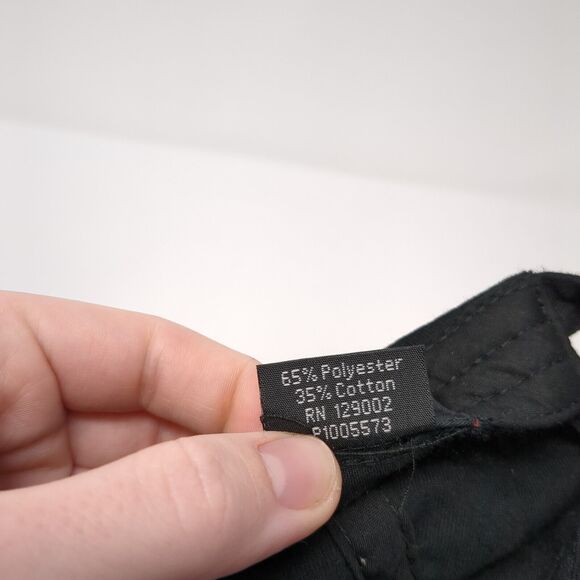 US Ecology Slideback Hat Black One Size Adjustable Embroidered 6 Panel Otto - Picture 9 of 9